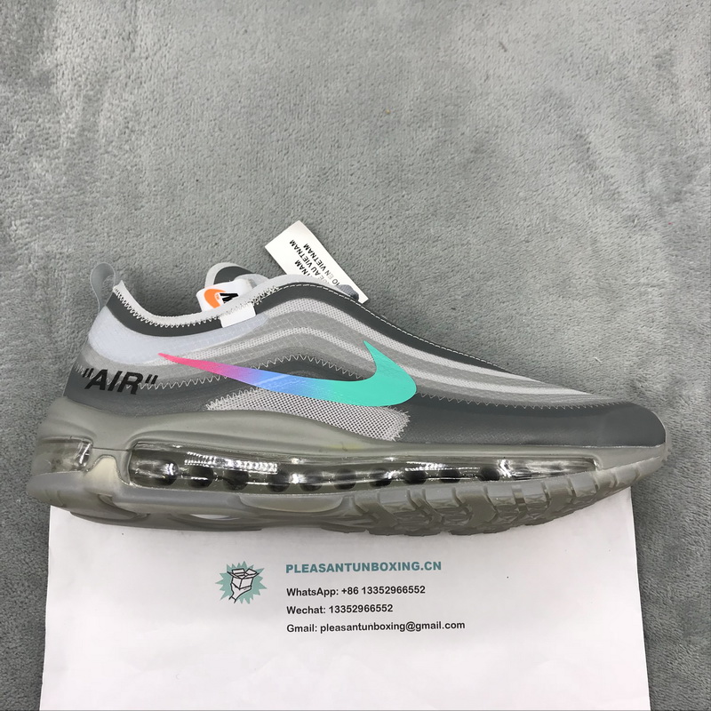 Authentic OFF-WHITE x Nike Air Max 97 Grey